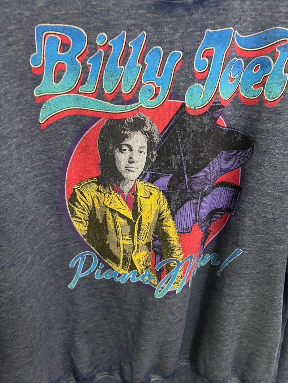 Licensed Women's Billy Joel Graphic Sweatshirt NWT sz XL - Picture 5 of 10